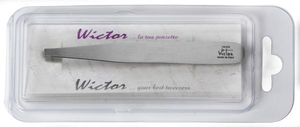 WICTOR PROFESSIONAL STAINLESS STEEL TWEEZERS WITH STRAIGHT TIPS