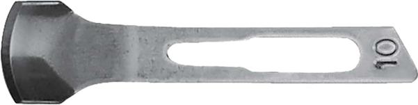 50 DISPOSABLE STAINLESS STEEL GOUGES NO. 10 - 725410