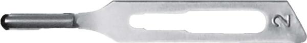 50 DISPOSABLE STAINLESS STEEL GOUGES NO. 2 - 725402