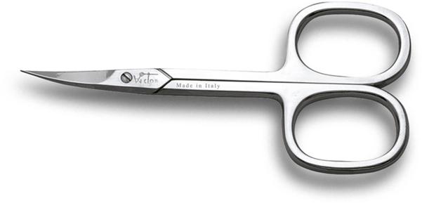 552035 - NICKEL-PLATED CUTICLE SCISSORS WITH CURVED TIPS