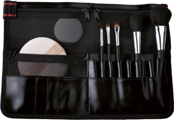 MAKEUP BRUSH BAG WITH BELT