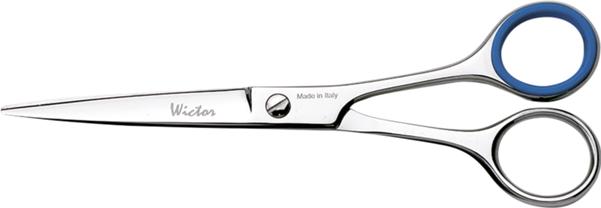 STAINLESS STEEL HAIRDRESSER¡S SCISSORS, TWO RAZOR BLADES 6